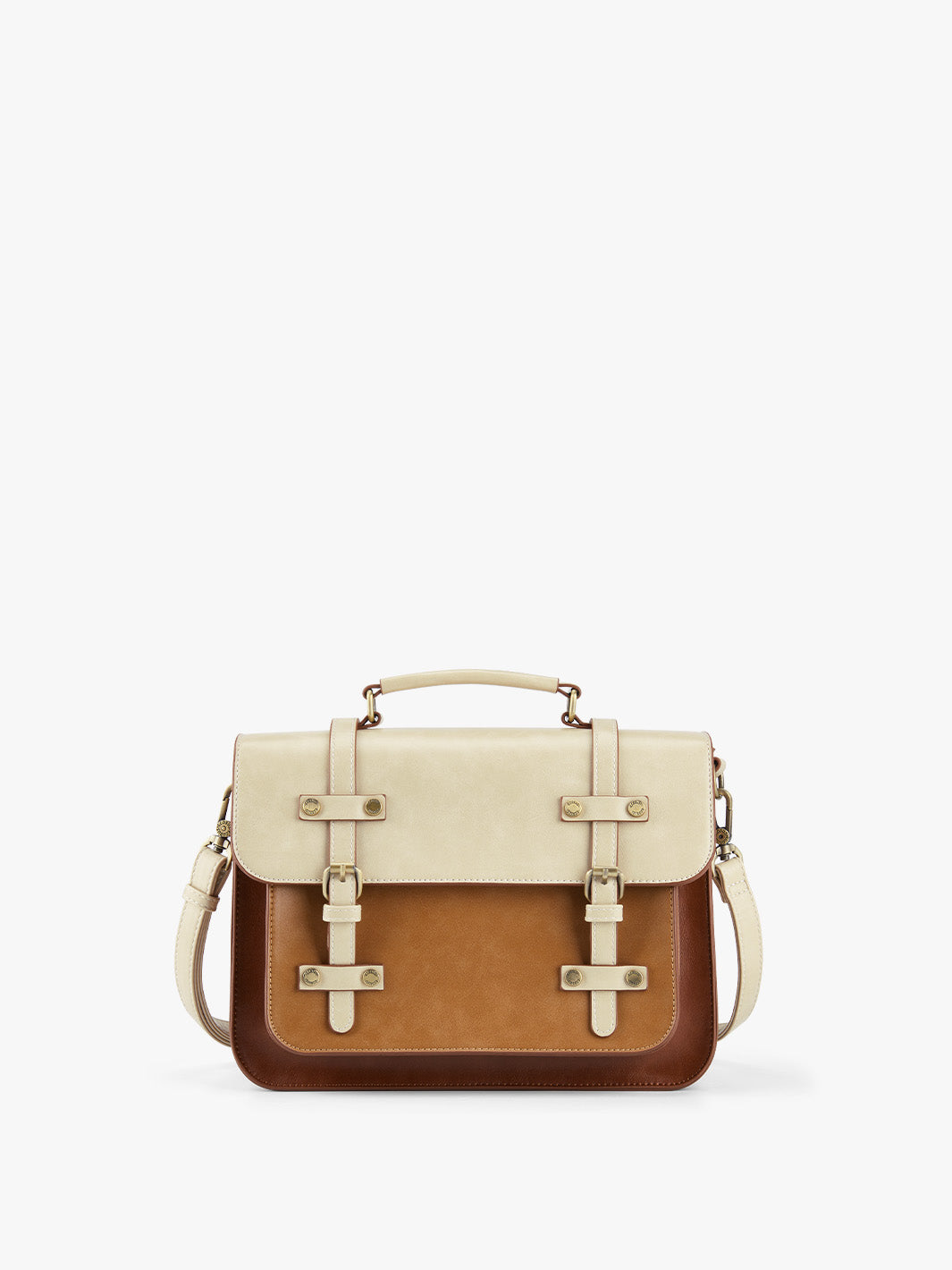 Sombre Mini Crossbody Vintage Briefcase