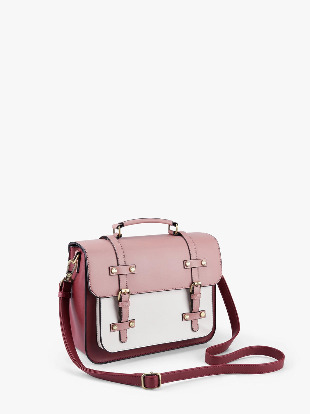 Sombre Mini Crossbody Vintage Briefcase