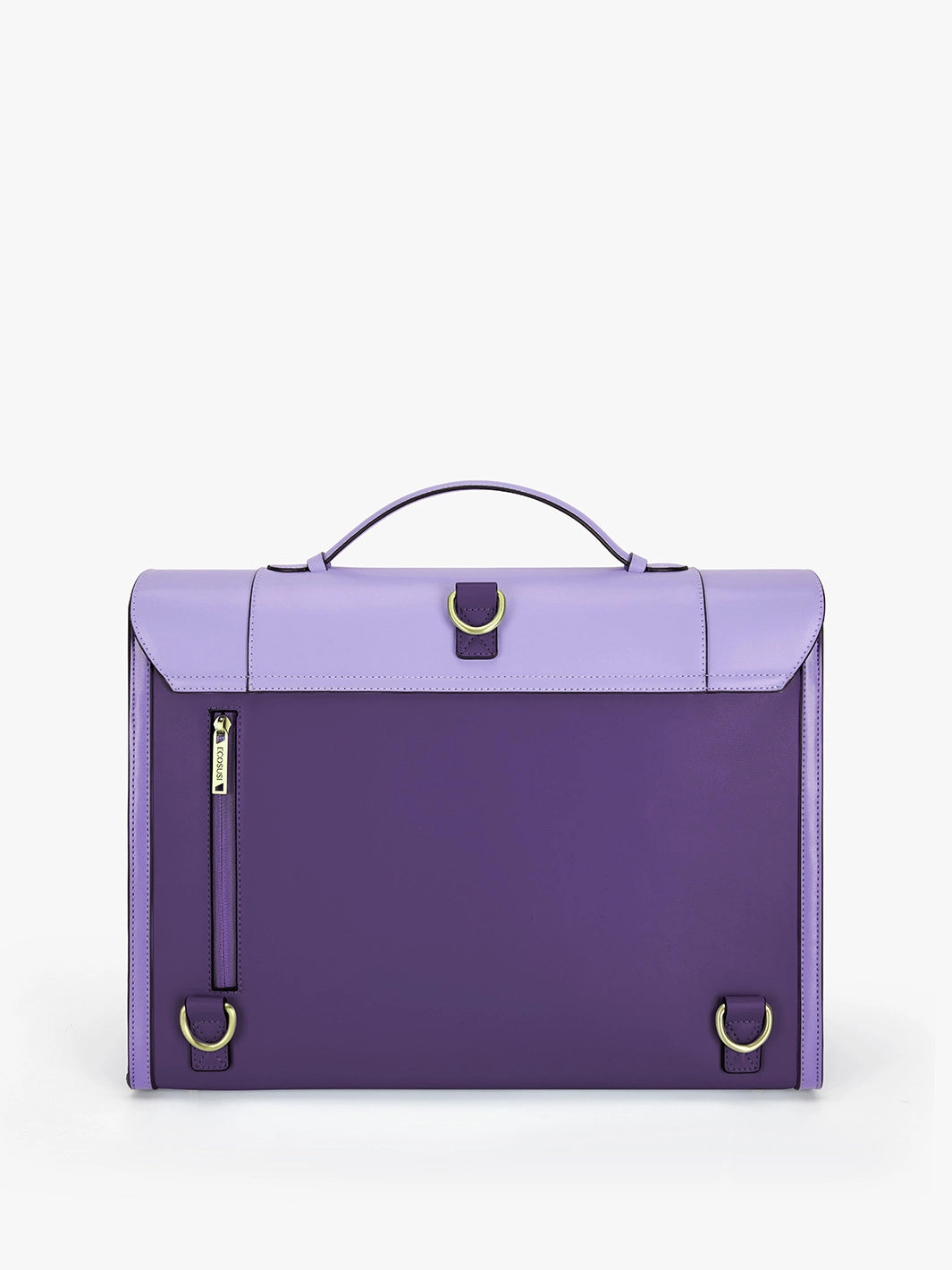 Julie Vintage Vegan Briefcase