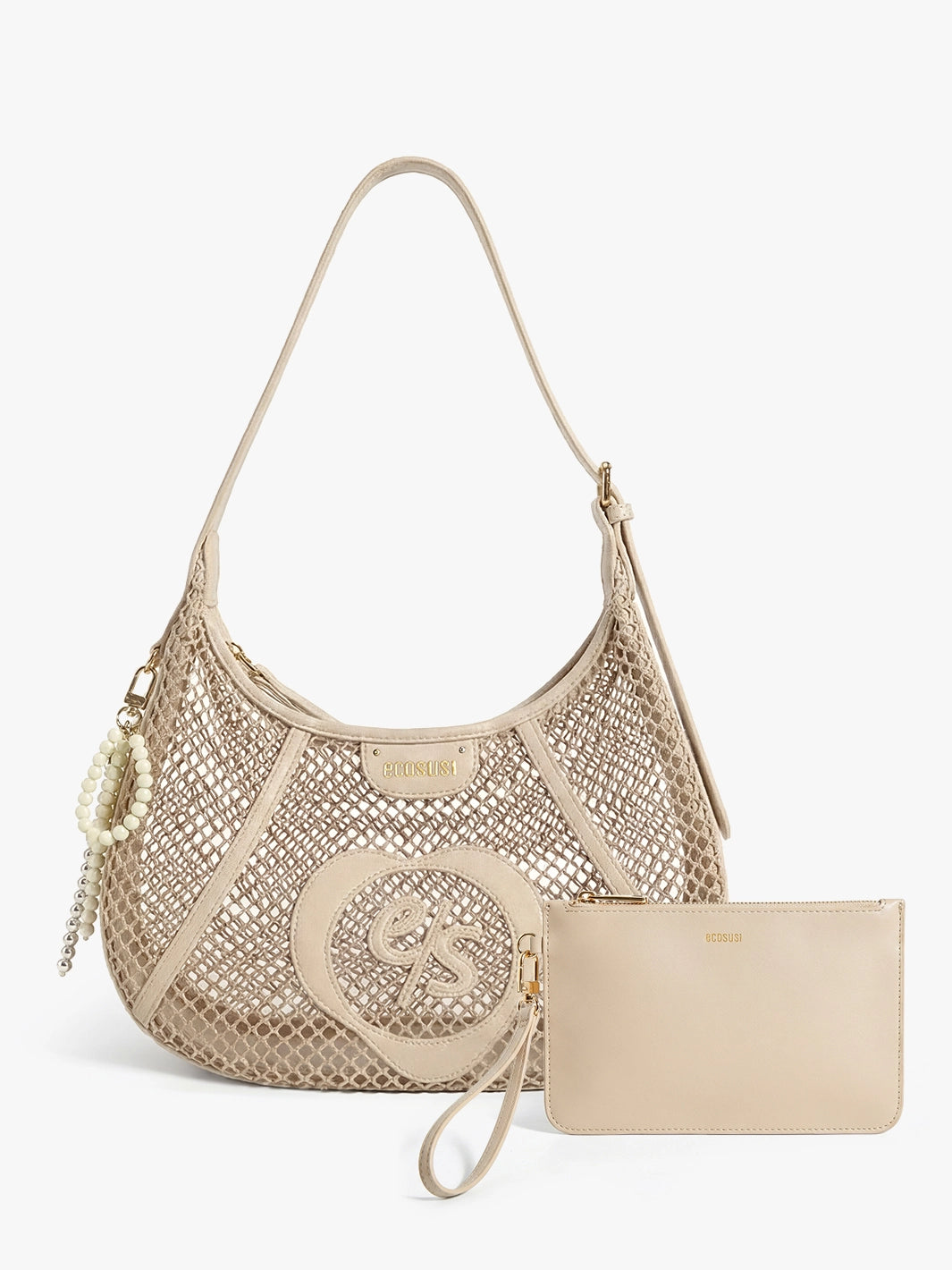 Siri Mesh Hobo Bag