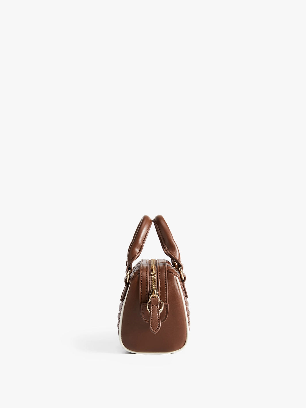 Elise Quilted Mini Boston Bag