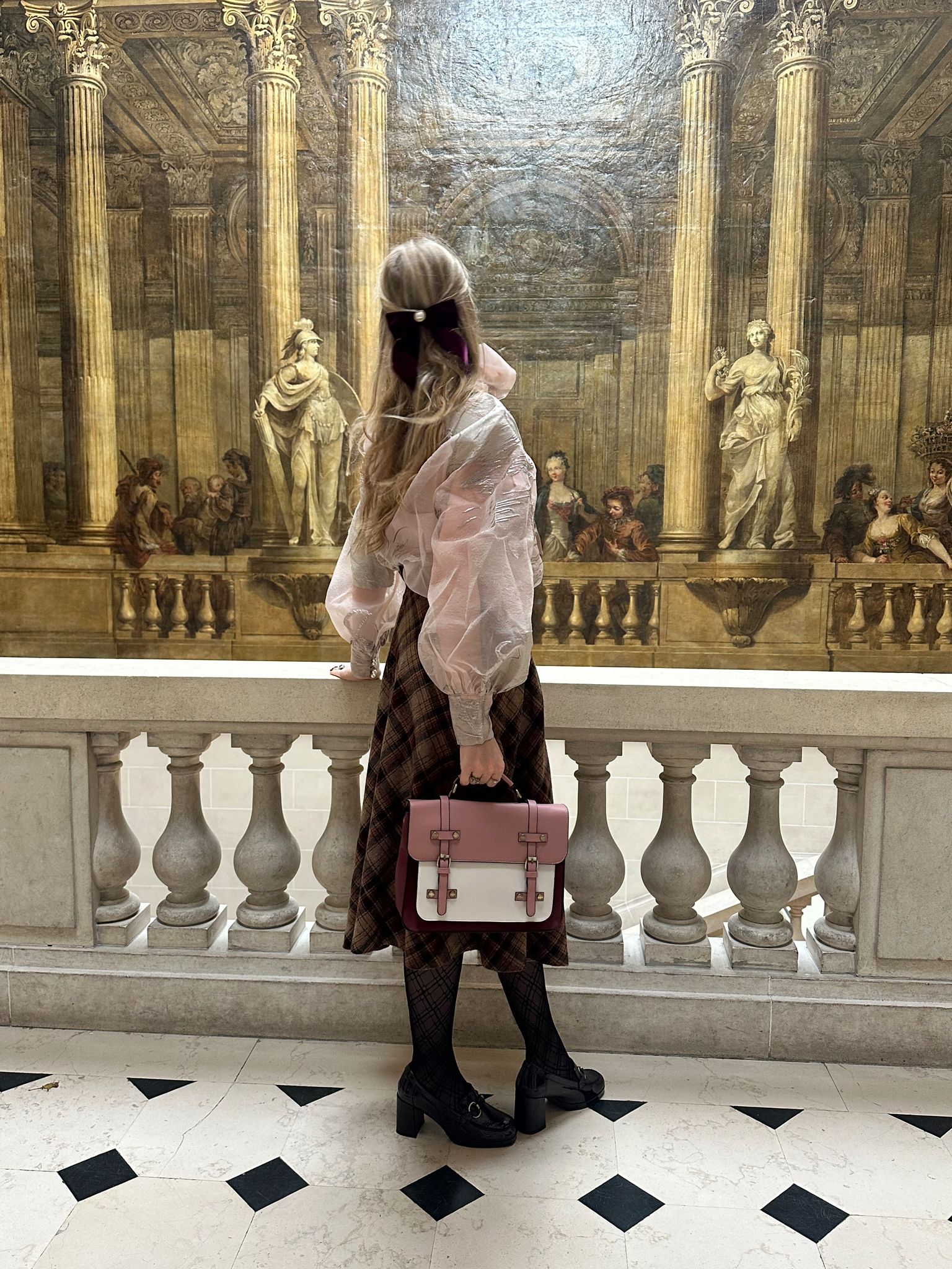 Sombre Mini Crossbody Vintage Briefcase