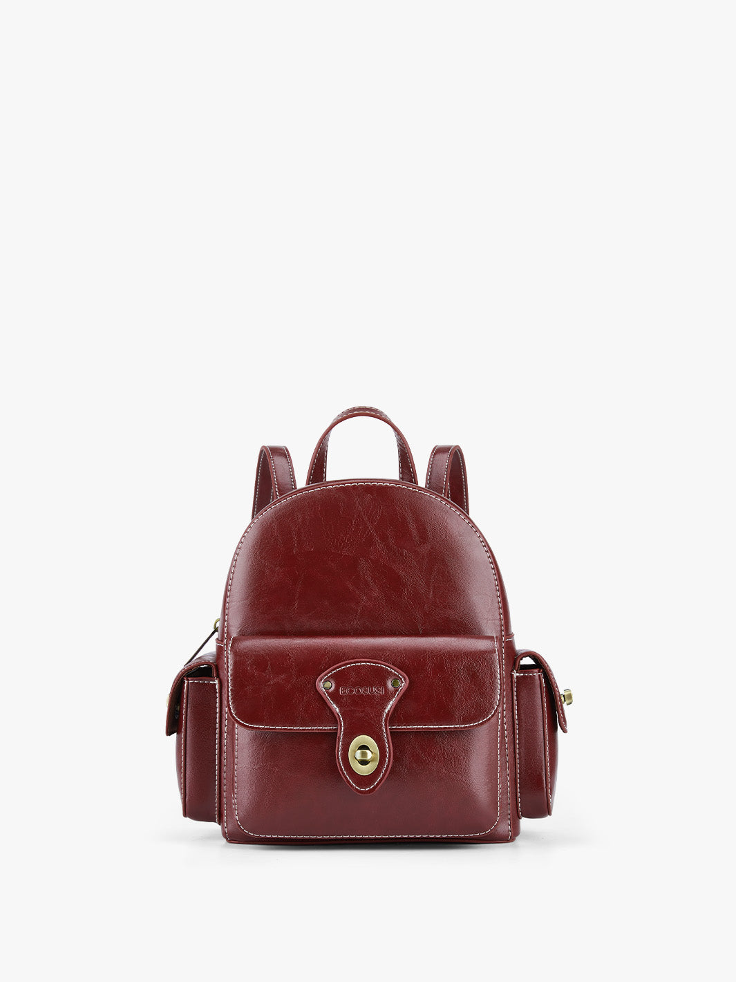 Alison Vintage Vegan Leather Mini Backpack