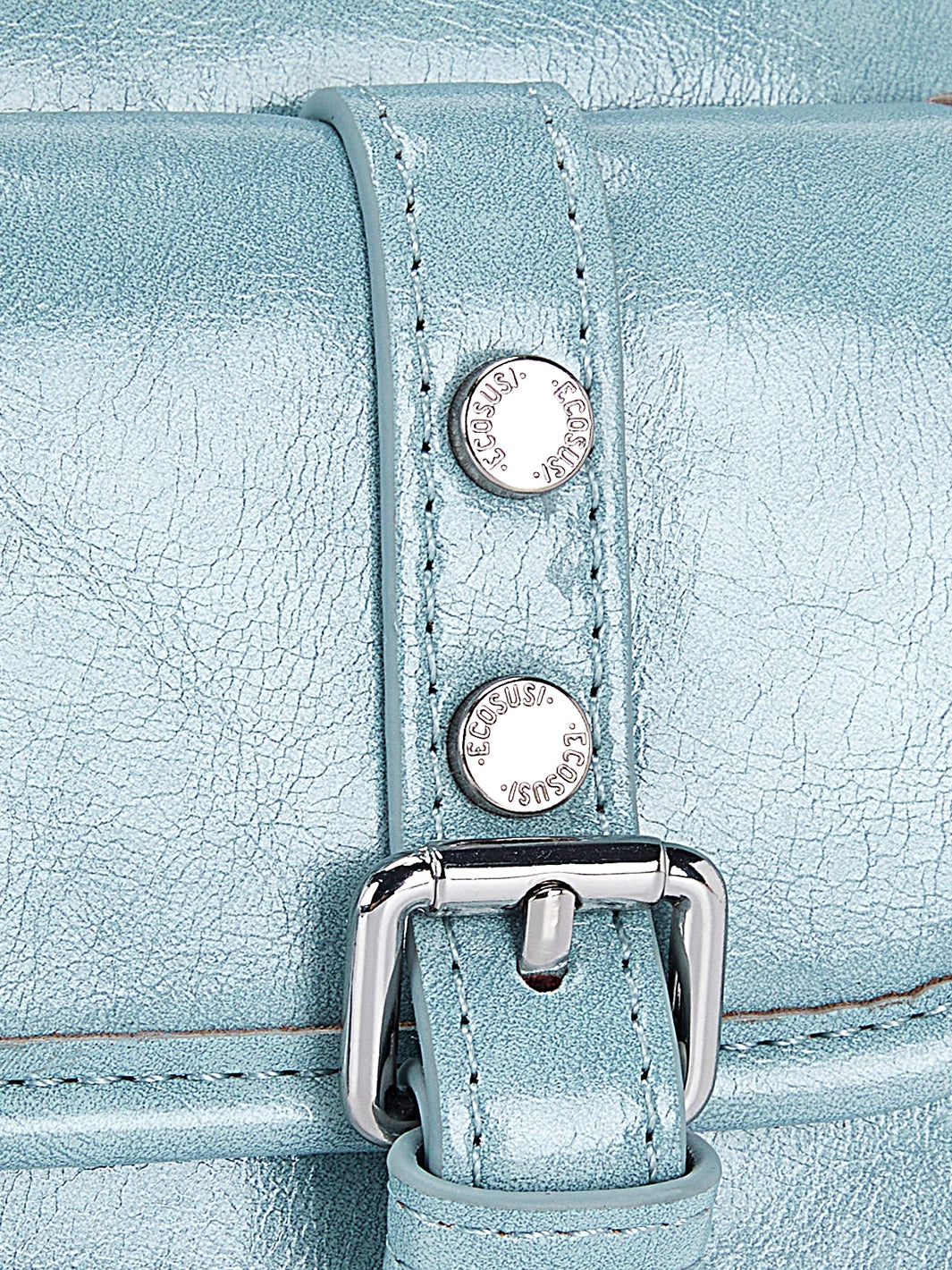 Mia Wide Strap Vegan Leather Crossbody Bag