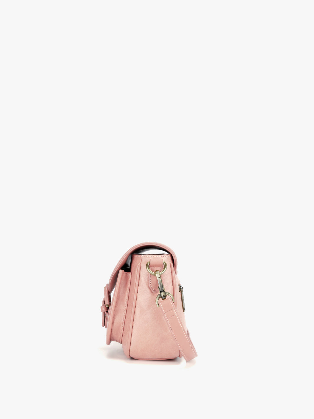 Evelina Washable Paper Vintage Saddle Crossbody