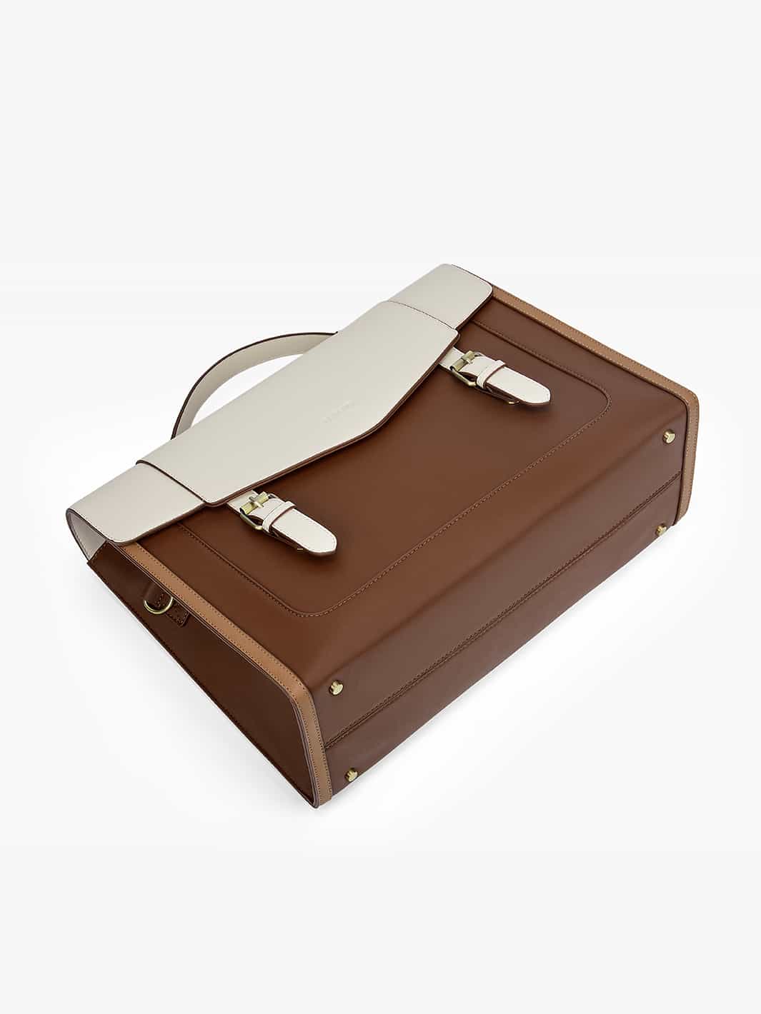 Julie Vintage Vegan Briefcase